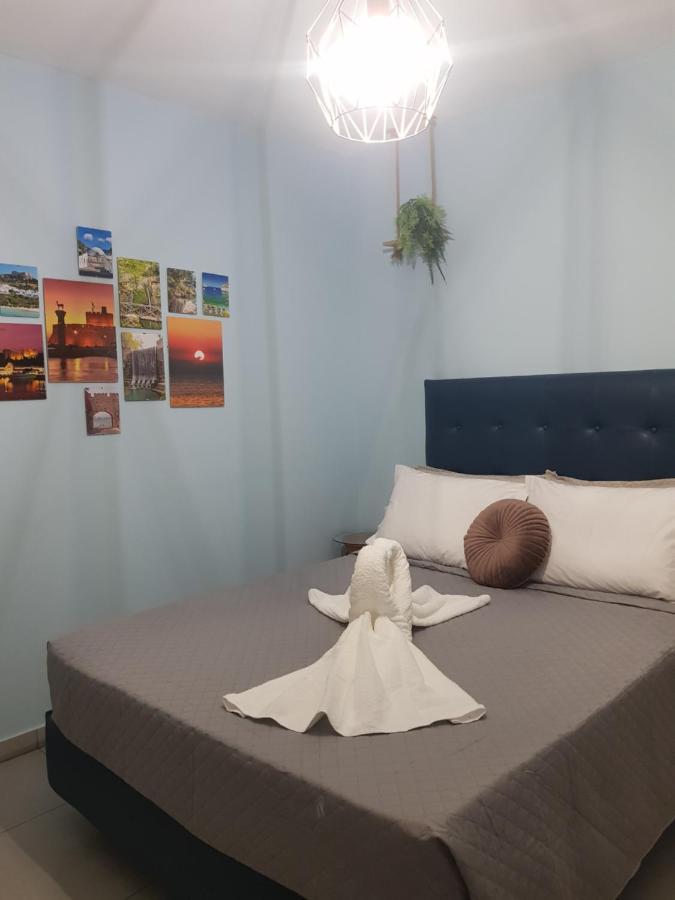 Galazia Thea Apartments Archangelos  Luaran gambar