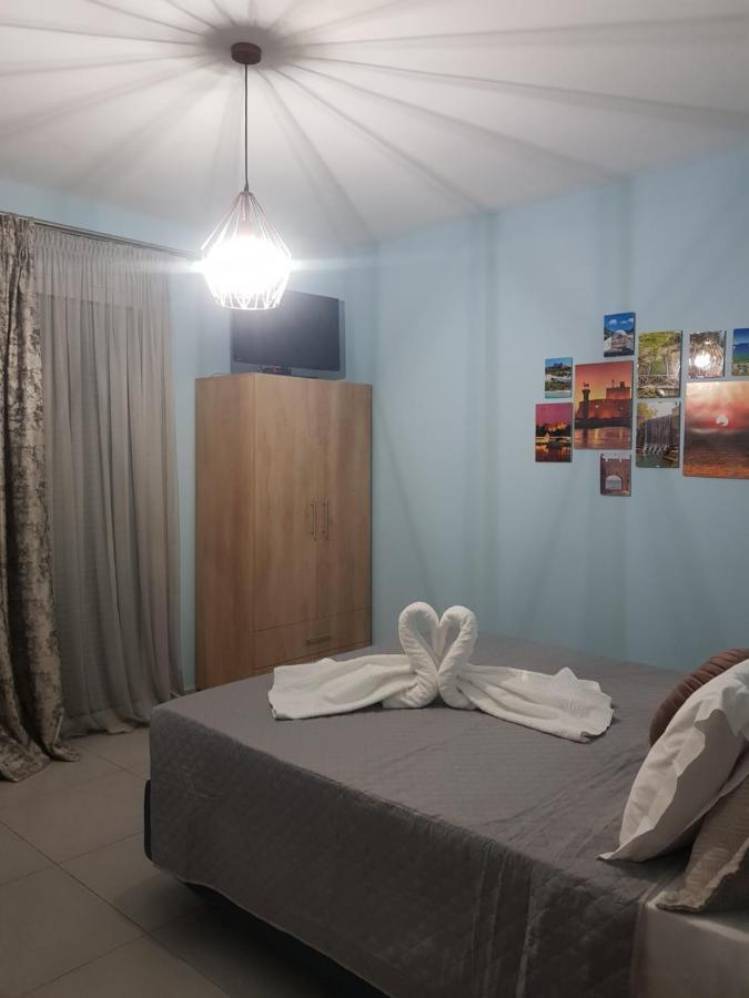 Galazia Thea Apartments Archangelos  Luaran gambar